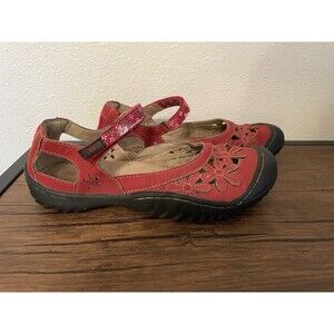JBU By Jambu Memory Foam Sandals w/ Floral Design Size 7.5 M Vegan